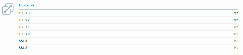 testing against earlier tls versions