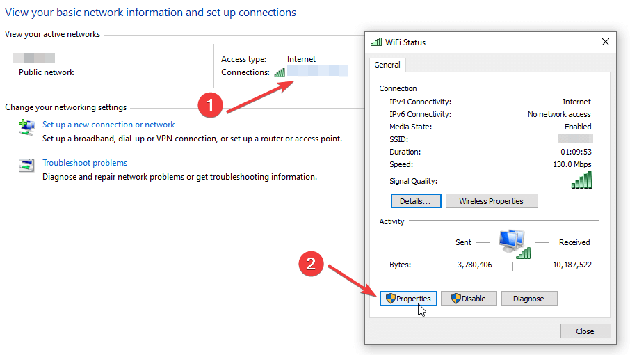 wifi-status-in-windows-control-panel Wifi Status in Windows Control Panel