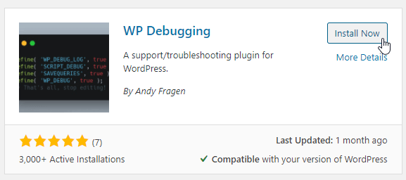 wp-debugging-plugin-in-the-wordpress-directory Wp Debugging Plugin in the WordPress Directory