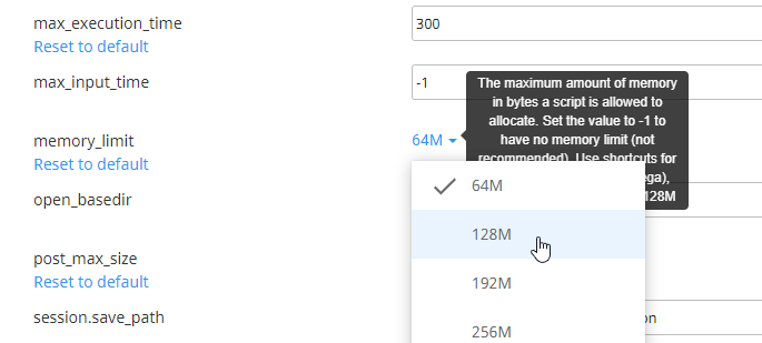 directadmin-increase-memory-limit DirectAdmin Increase Memory Limit