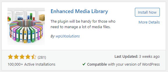 Enhanced Media Library WordPress Media Library Plugin
