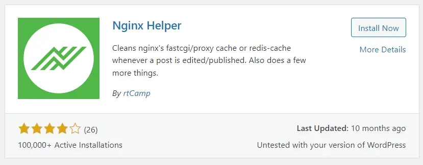 WordPress Nginx Helper Plugin