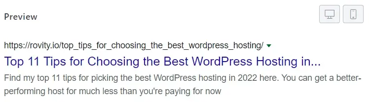 WordPress Permalink URL Underscores Example