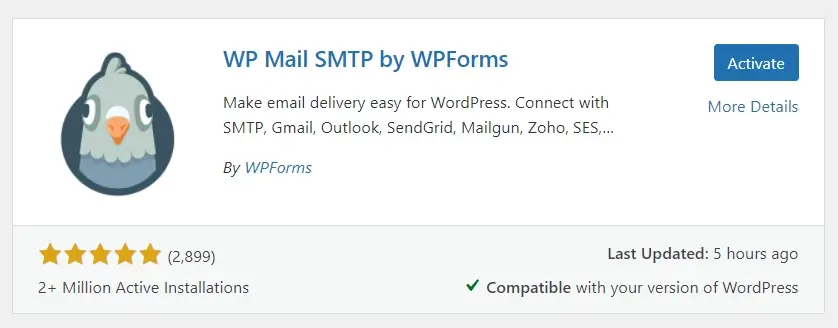 Wp Mail SMTP WordPress Plugin