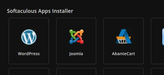 DirectAdmin Softaculous Apps Installer WordPress